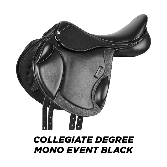 collegiate degree mono event saddle black
