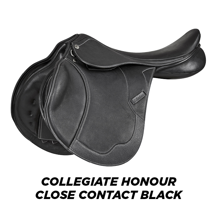 collegiate honour close contact saddle black
