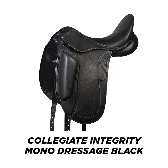 collegiate integrity mono dressage saddle black