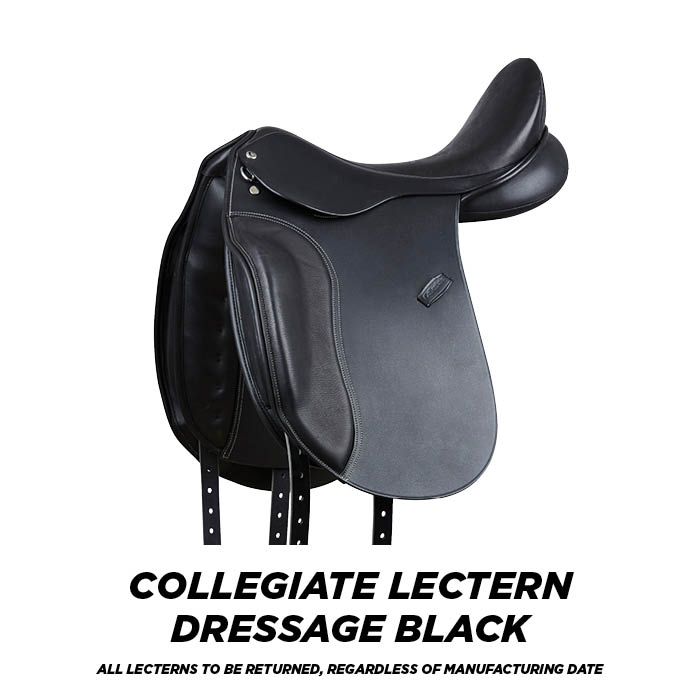 collegiate lectern dressage saddle black