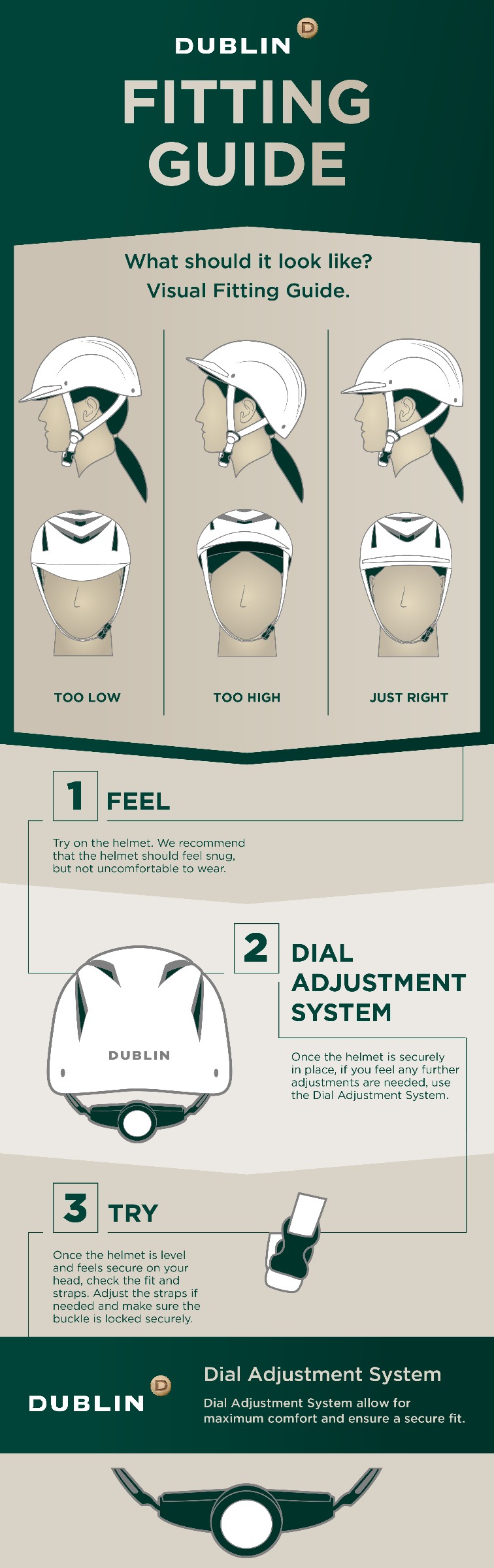 Helmet Fitting Guide by Dublin